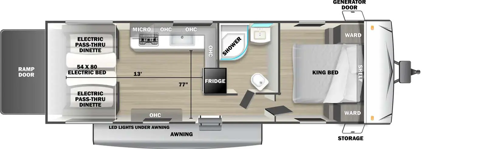 2550RLX Floorplan Image